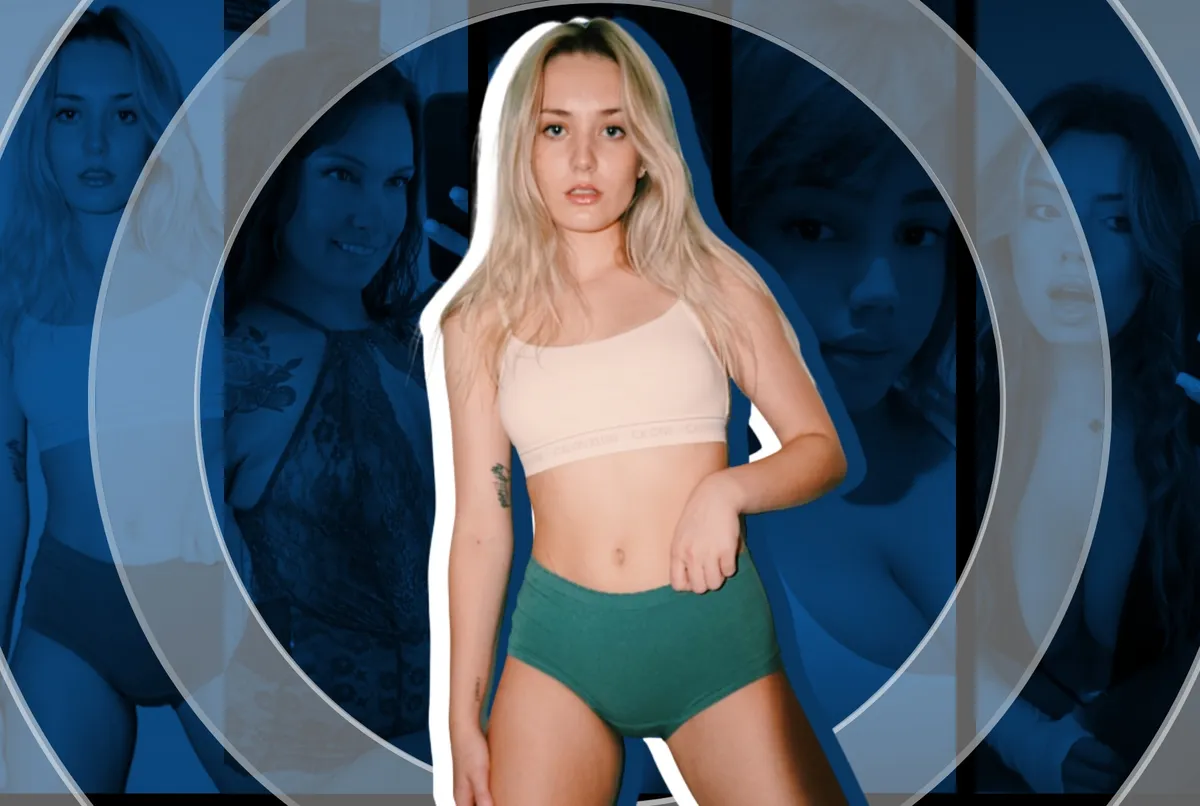 Creator posing in different locations for diverse OnlyFans content